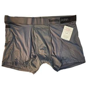 Tommy John Men's Gray 360 Sport Trunks Boxer Briefs 4XL NWT